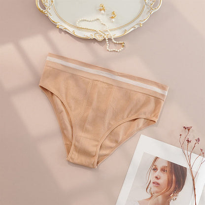 Breathable Seamless Panty(4 Packs) - Nude - 4XL - image 7