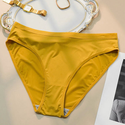 Threaded Waist Panty(5 Packs) - Yellow - 4XL - image 6