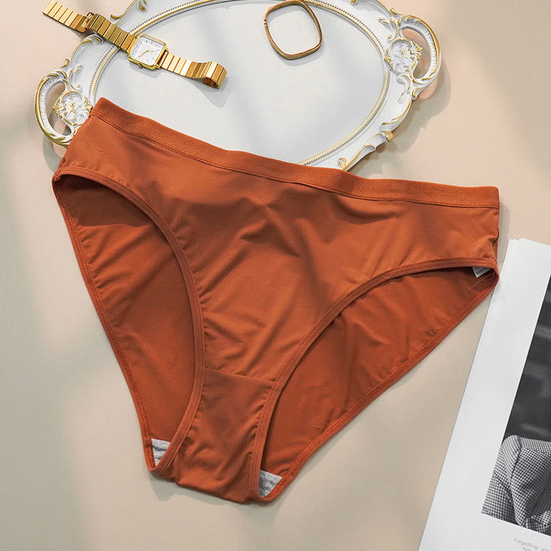 Threaded Waist Panty(5 Packs) - Brown - 4XL - image 5