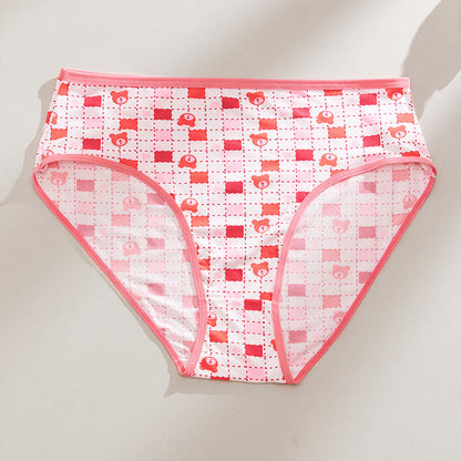 Cute Pattern Panty(7 Packs) - Bear - 4XL - image 7