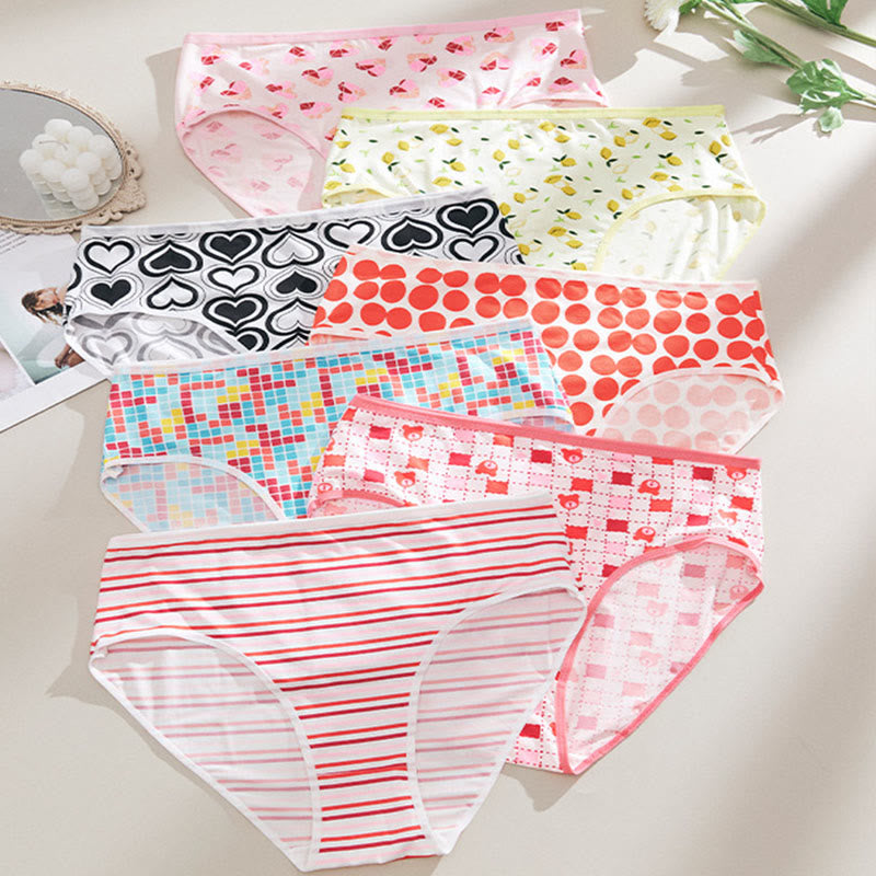 Cute Pattern Panty(7 Packs) - image 1