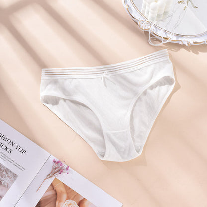 Bow Panty(5 Packs) - White - 4XL - image 5