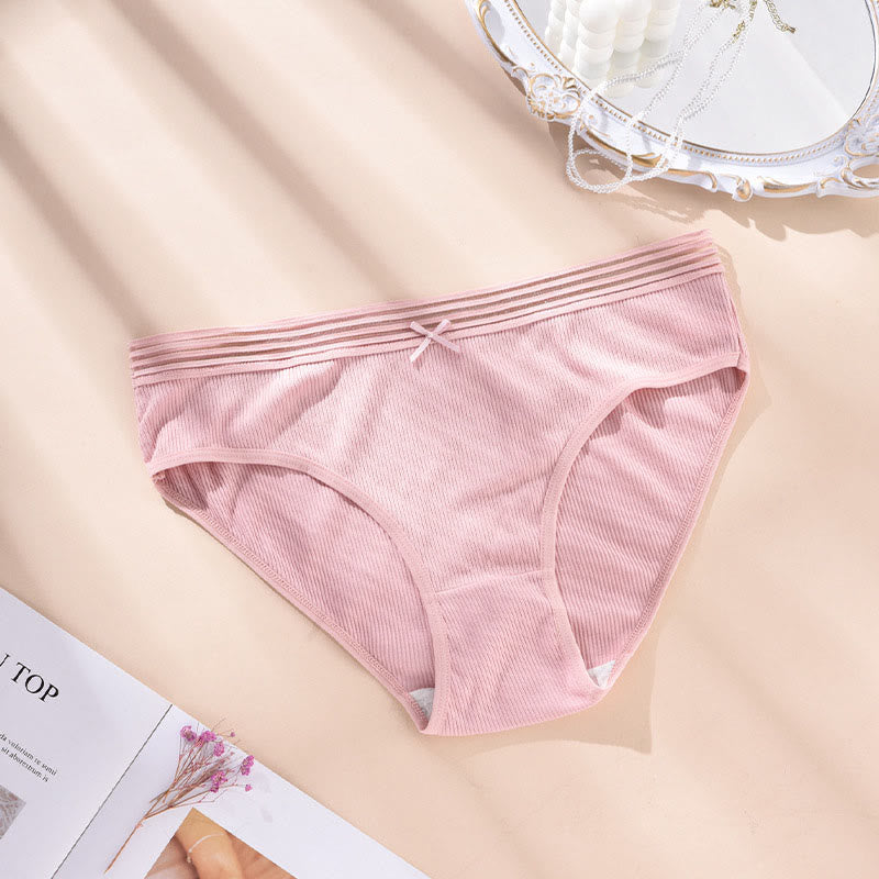 Bow Panty(5 Packs) - Pink - 4XL - image 8