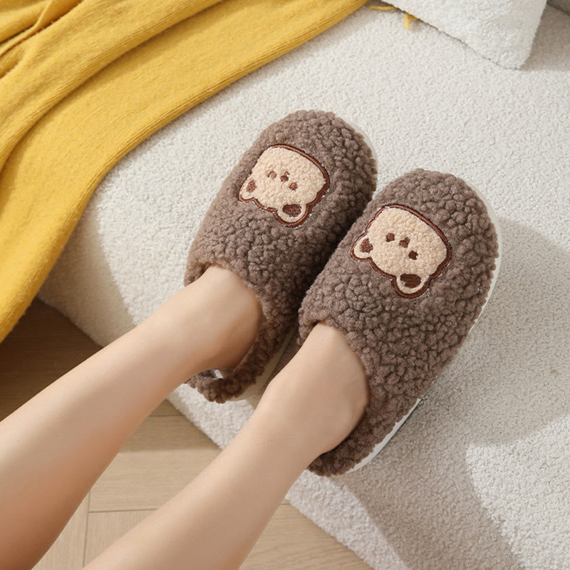 Plus Size Cartoon Bear Slippers - image 5