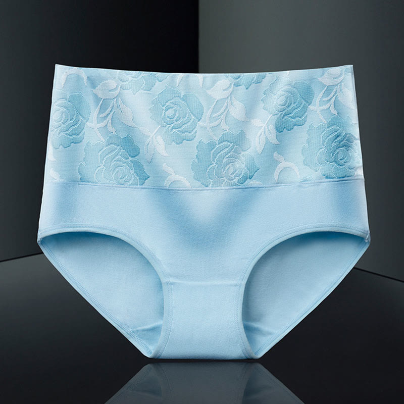 Exquisite Printing Panty(4 Packs) - Blue - 5XL - image 8