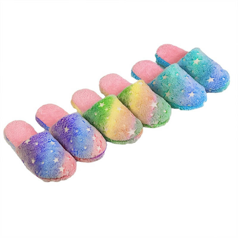 Plus Size Star Tie Dye Slippers - image 0