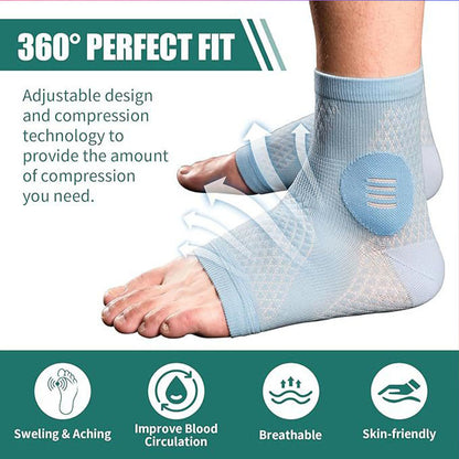 Open Toe Sweat Wicking Ankle Braces(2 Pairs) - image 1
