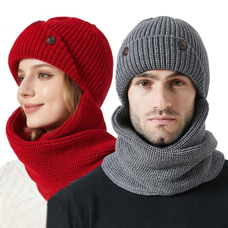  Ear Protection Beanie Scarf 2 In 1 Set - image 0