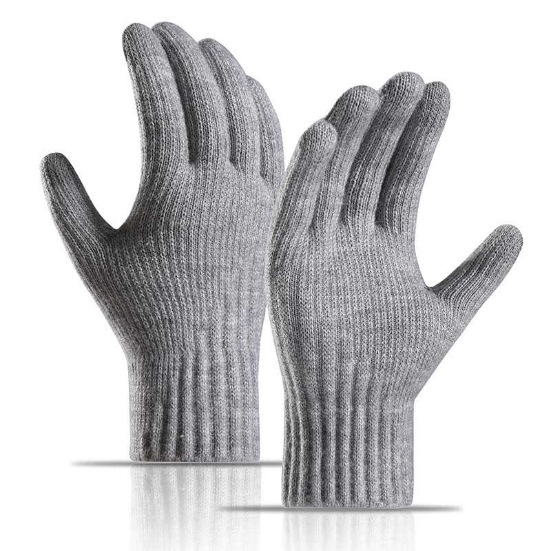 Soft Skin Friendly Gloves - Light Gray - One Size - image 0
