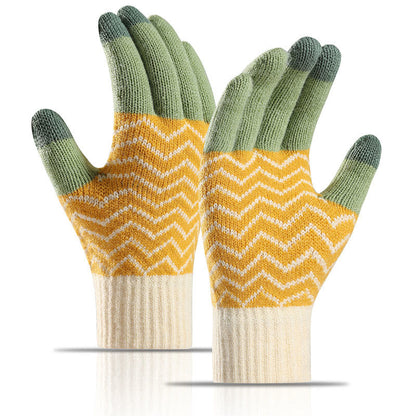Winter Ripple Gloves - Green - One Size - image 3