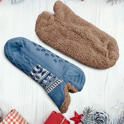 Plus Size Thickened Knitted Home Slipper Socks - image 13
