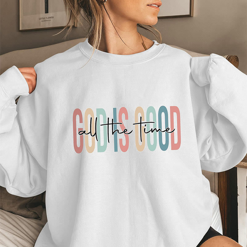 Plus Size God Sweatshirt - White - 3XL - image 2