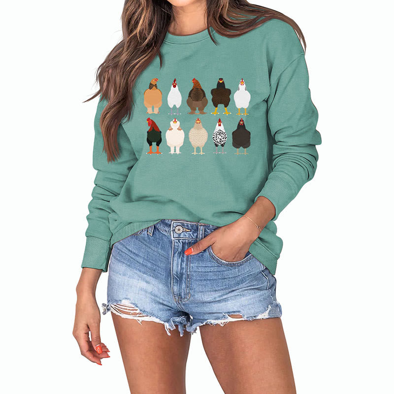 Plus Size Chick Print Sweatshirt - image 27
