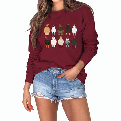 Plus Size Chick Print Sweatshirt - image 19