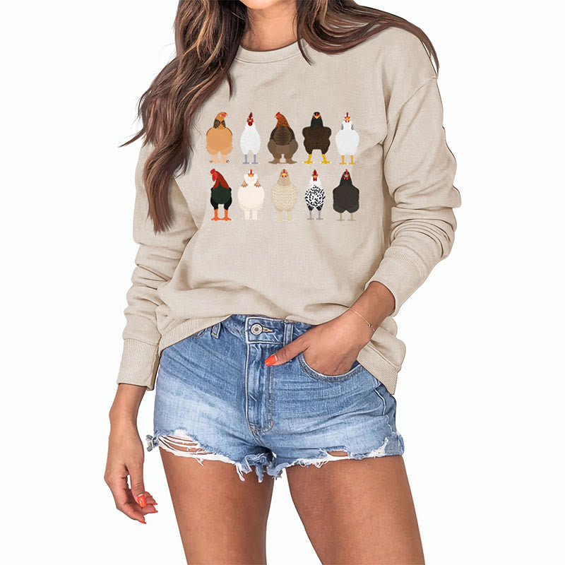 Plus Size Chick Print Sweatshirt - image 23