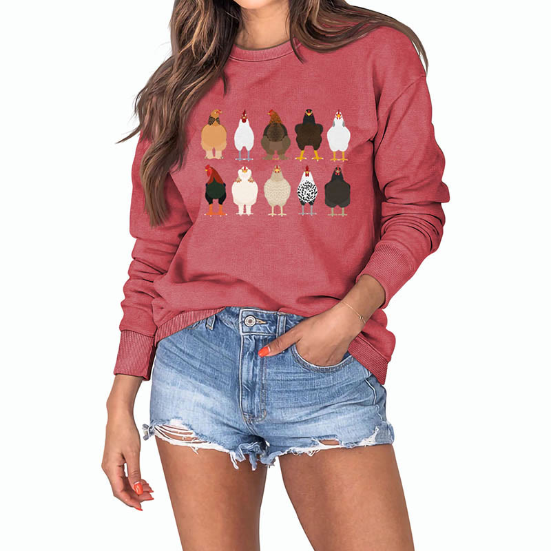Plus Size Chick Print Sweatshirt - image 17