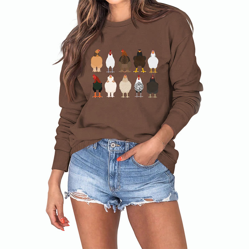 Plus Size Chick Print Sweatshirt - image 25