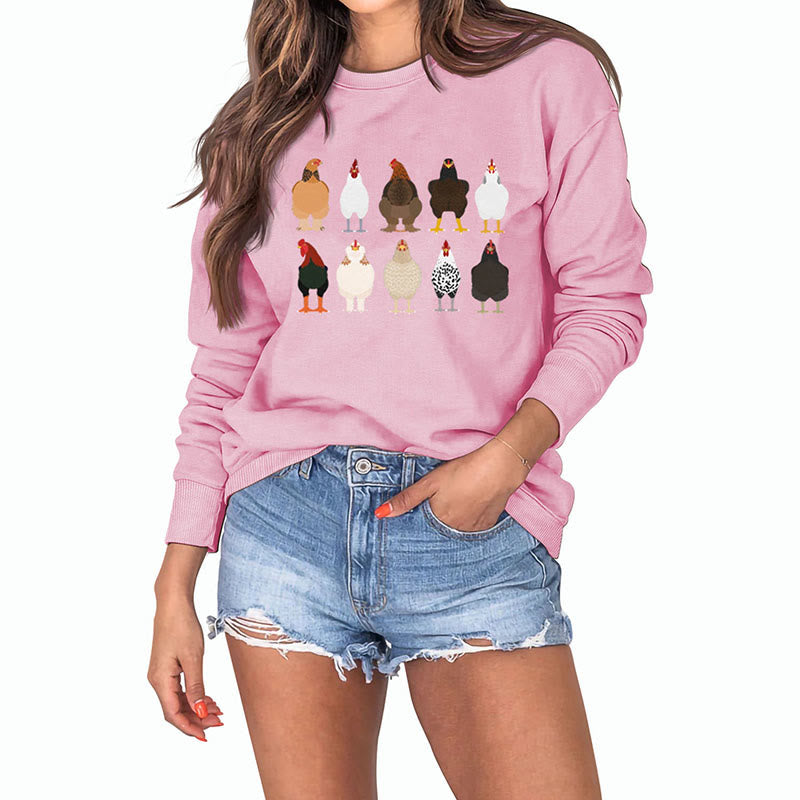 Plus Size Chick Print Sweatshirt - image 21