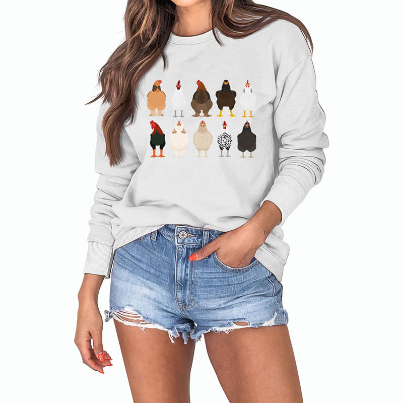 Plus Size Chick Print Sweatshirt - image 24