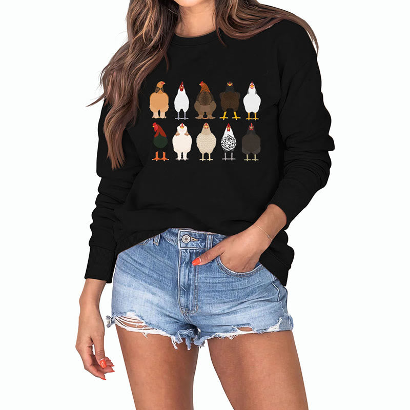 Plus Size Chick Print Sweatshirt - image 16