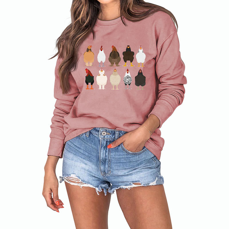 Plus Size Chick Print Sweatshirt - image 21