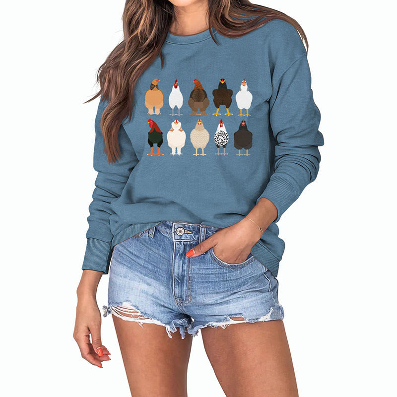 Plus Size Chick Print Sweatshirt - image 17