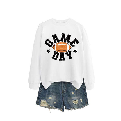 Plus Size Game Day Sweatshirt - White - 2XL - image 3