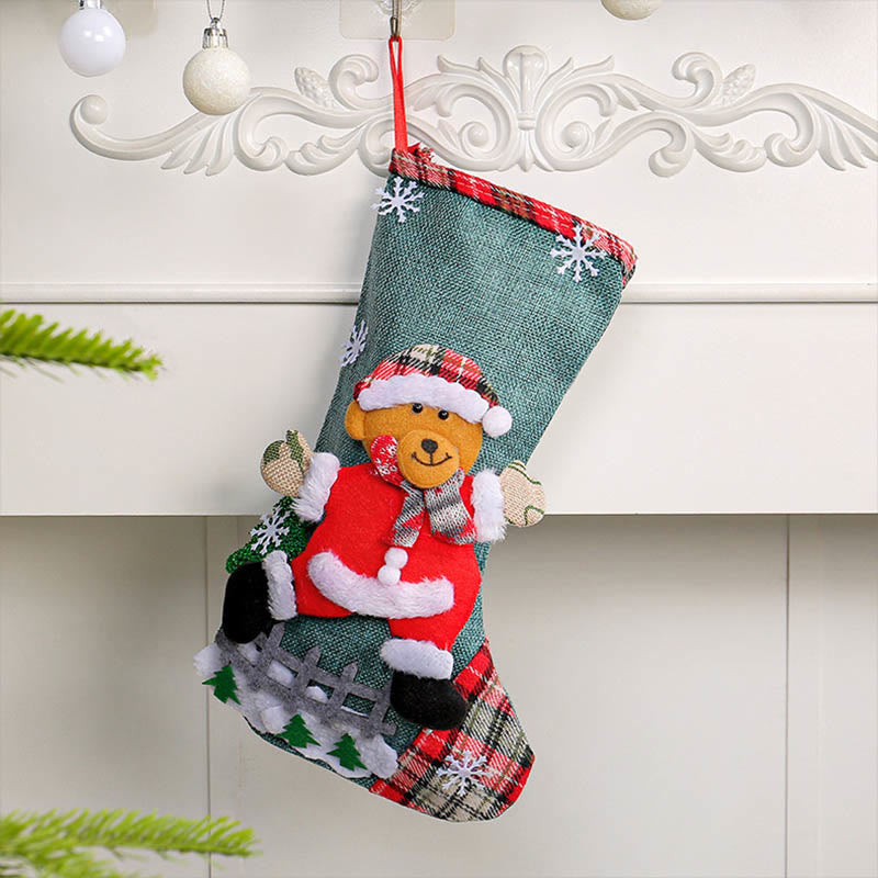 Plus Size Christmas Large Handing Socks(4 Pairs) - image 5