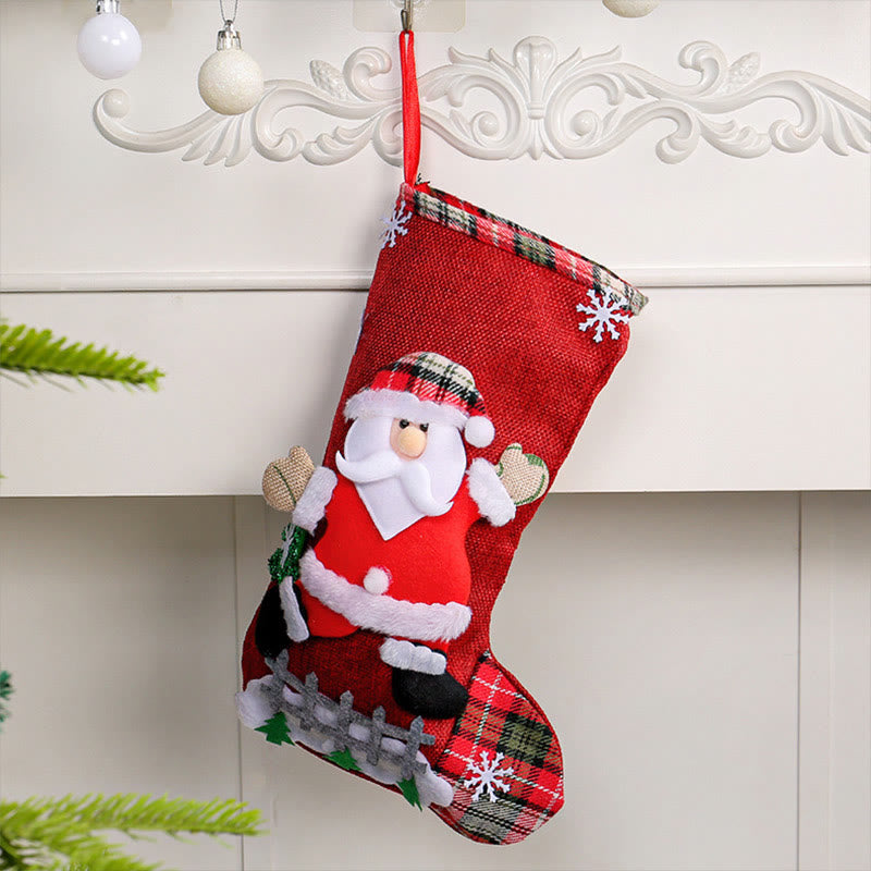 Plus Size Christmas Large Handing Socks(4 Pairs) - image 8