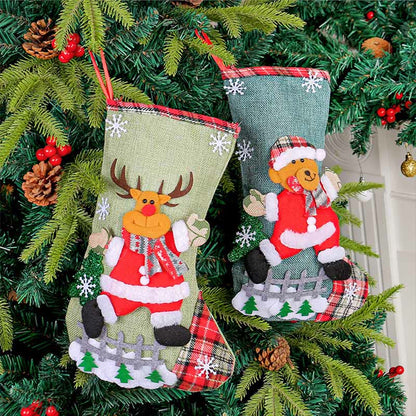 Plus Size Christmas Large Handing Socks(4 Pairs) - image 2
