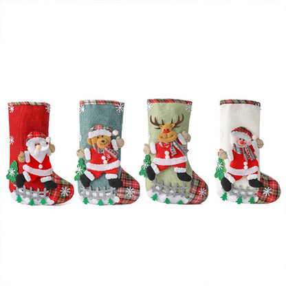 Plus Size Christmas Large Handing Socks(4 Pairs) - image 9
