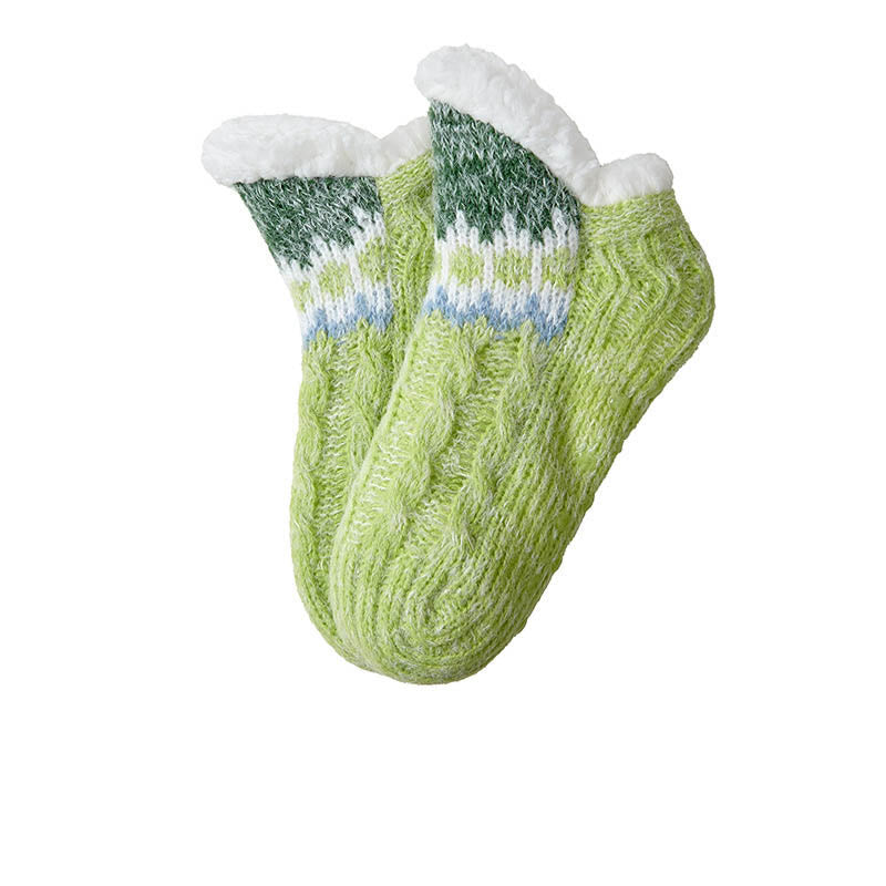 Plus Size Lambswool Slipper Socks