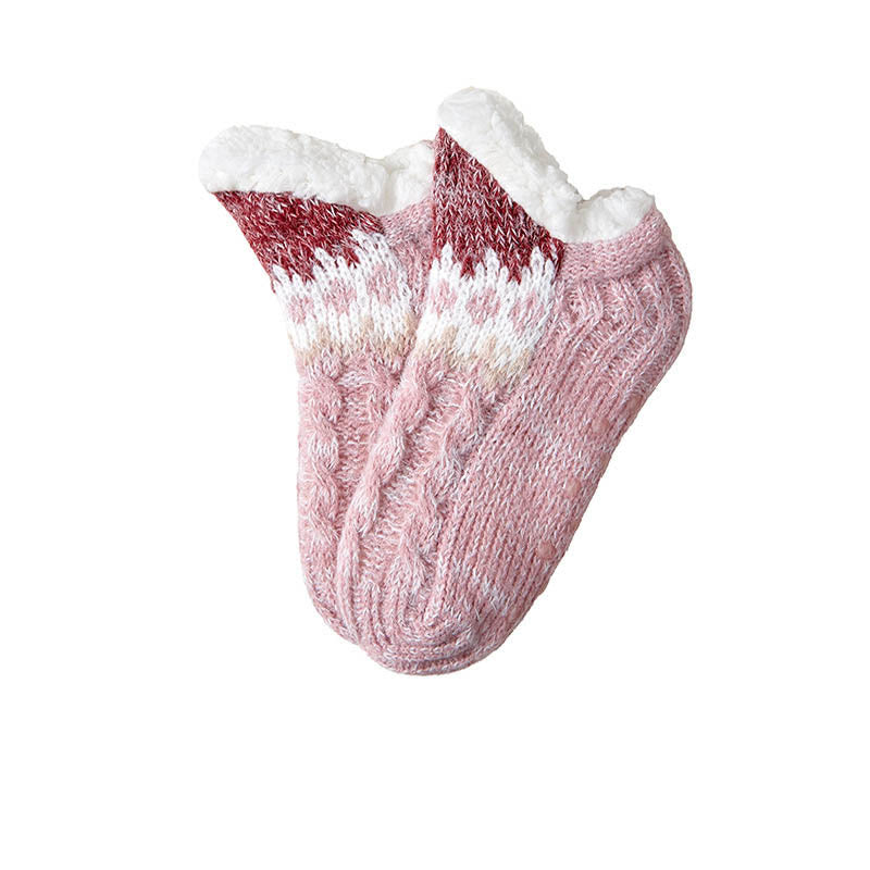 Plus Size Lambswool Slipper Socks