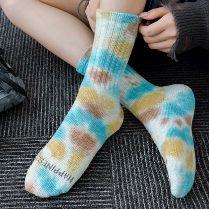Workwear Tie Dye Quarter Socks(3 Pairs) - image 4