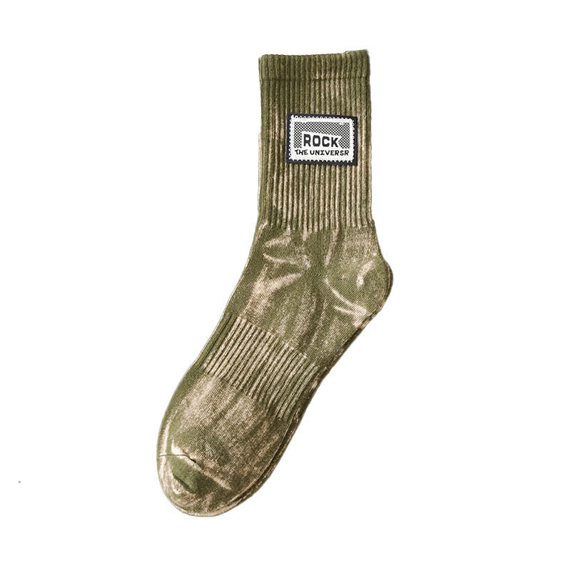 Plus Size Rock Quarter Socks(3 Pairs)