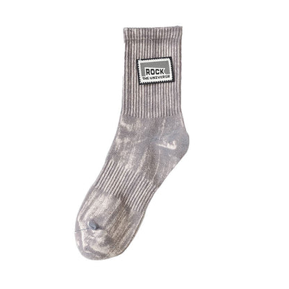 Plus Size Rock Quarter Socks(3 Pairs)