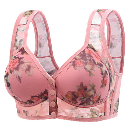 Ultra Soft Wireless Bra - Pink - 5XL - image 1