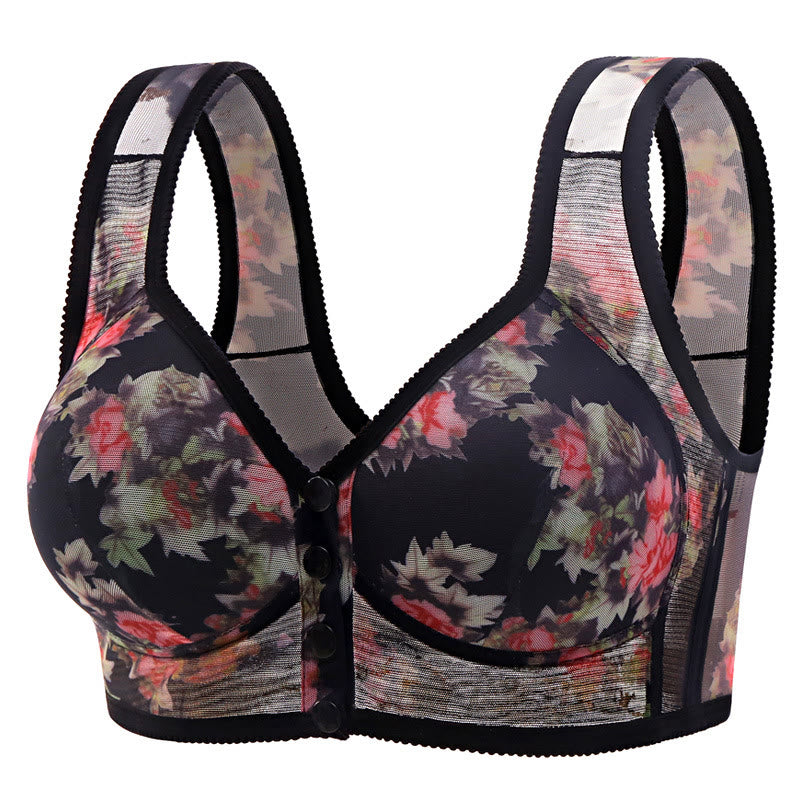 Ultra Soft Wireless Bra - Black - 5XL - image 5