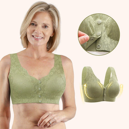 Button Front Comfy Wireless Bras(2 Packs) - image 0