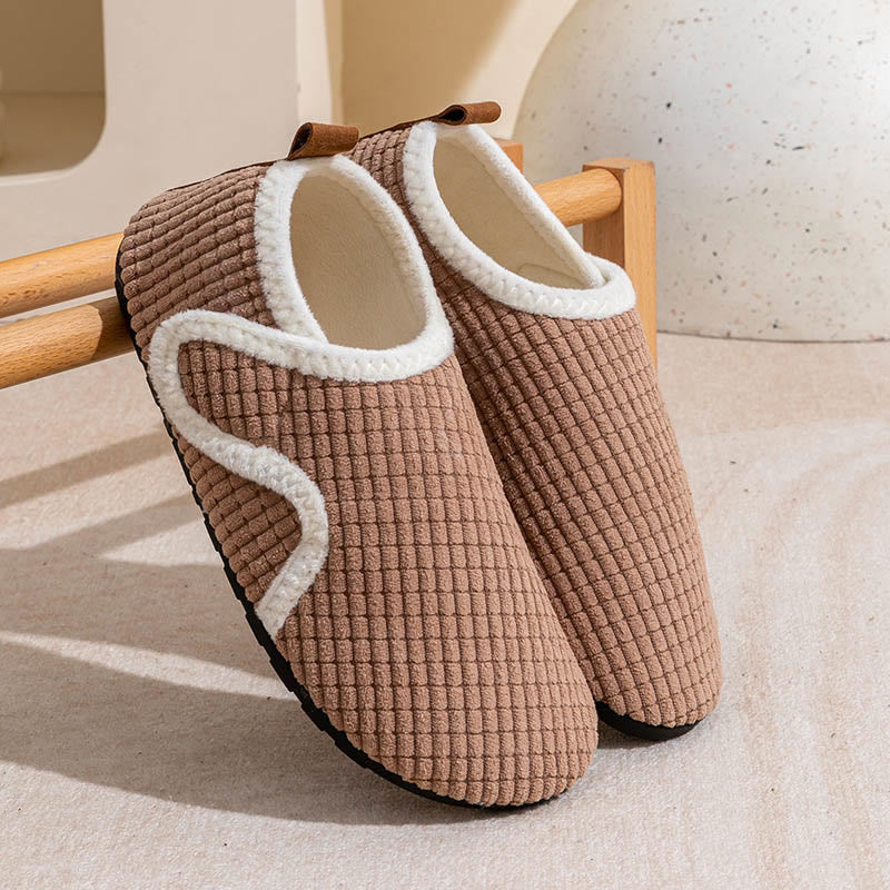 Plus Size Cozy Lightweight Slippers - Brown - EU43-44(US9-10) - image 12