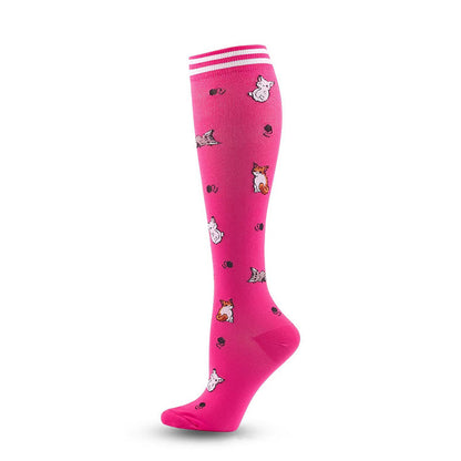 Unicorn Animal Compression Socks(4 Pairs)