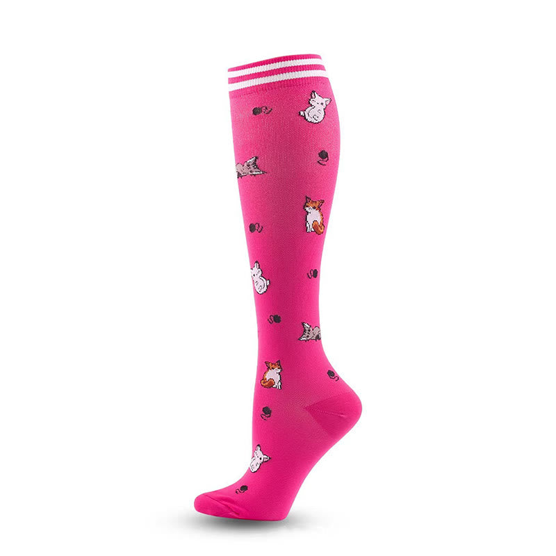 Unicorn Animal Compression Socks(4 Pairs) - image 8