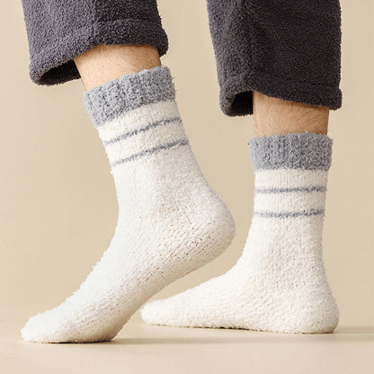 Coral Fleece Quarter Socks(6 Pairs) - image 0