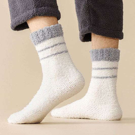 Coral Fleece Quarter Socks(6 Pairs) - image 0