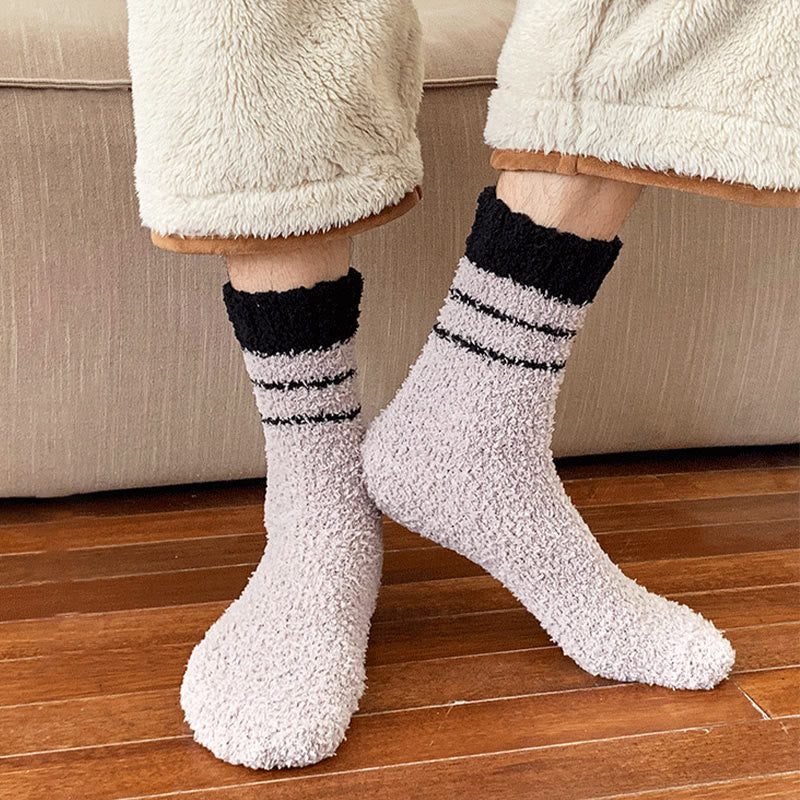 Coral Fleece Quarter Socks(6 Pairs) - image 4