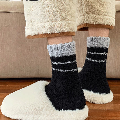 Coral Fleece Quarter Socks(6 Pairs) - image 8