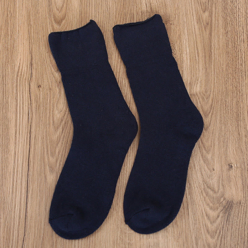 Casual Comfortable Quarter Socks(5 Pairs) - Navy Blue - EU39-45(US6-11) - image 8