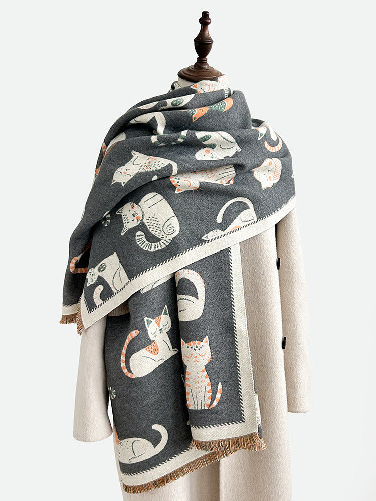 Soft Large Cat Scarf - image 0