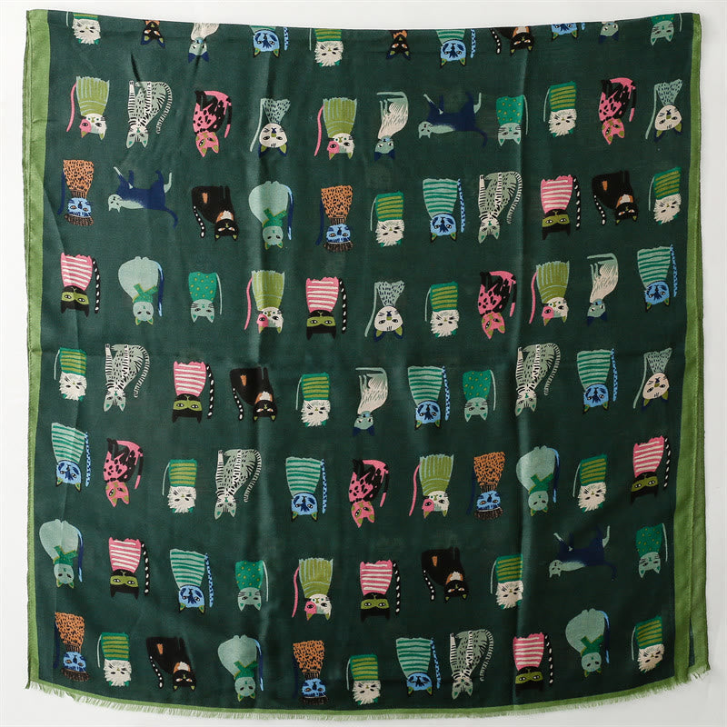 Cut Cat Warm Scarf - image 9