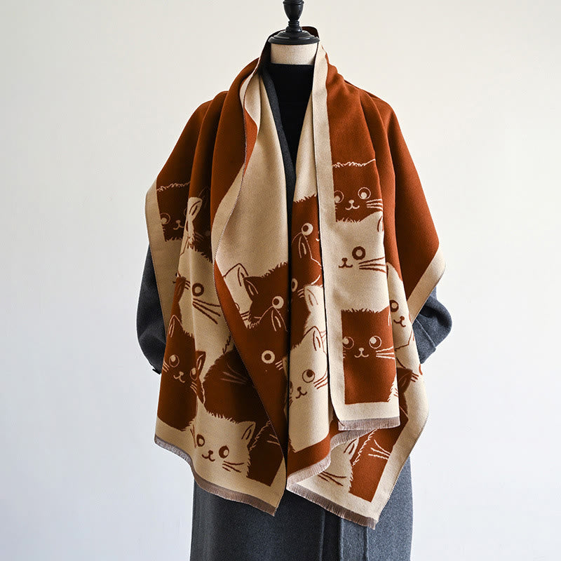 Warm Lovely Winter Blanket Scarf - image 7